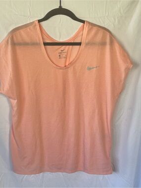 Nike Peach Short Sleeve Dri-FIT Women's Tee